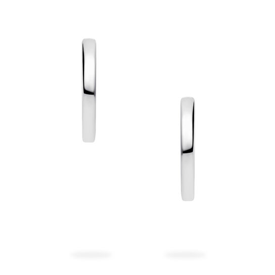 Birks Essentials Sterling Silver 15 mm Huggie Earrings image number 2
