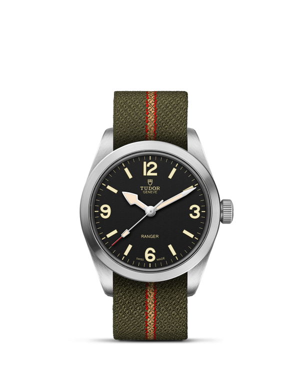 Ranger 36 mm automatique en acier inoxydable