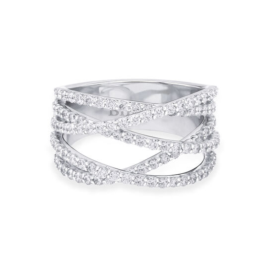 Birks Rosée Du Matin Medium Diamond White Gold Ring image number 0