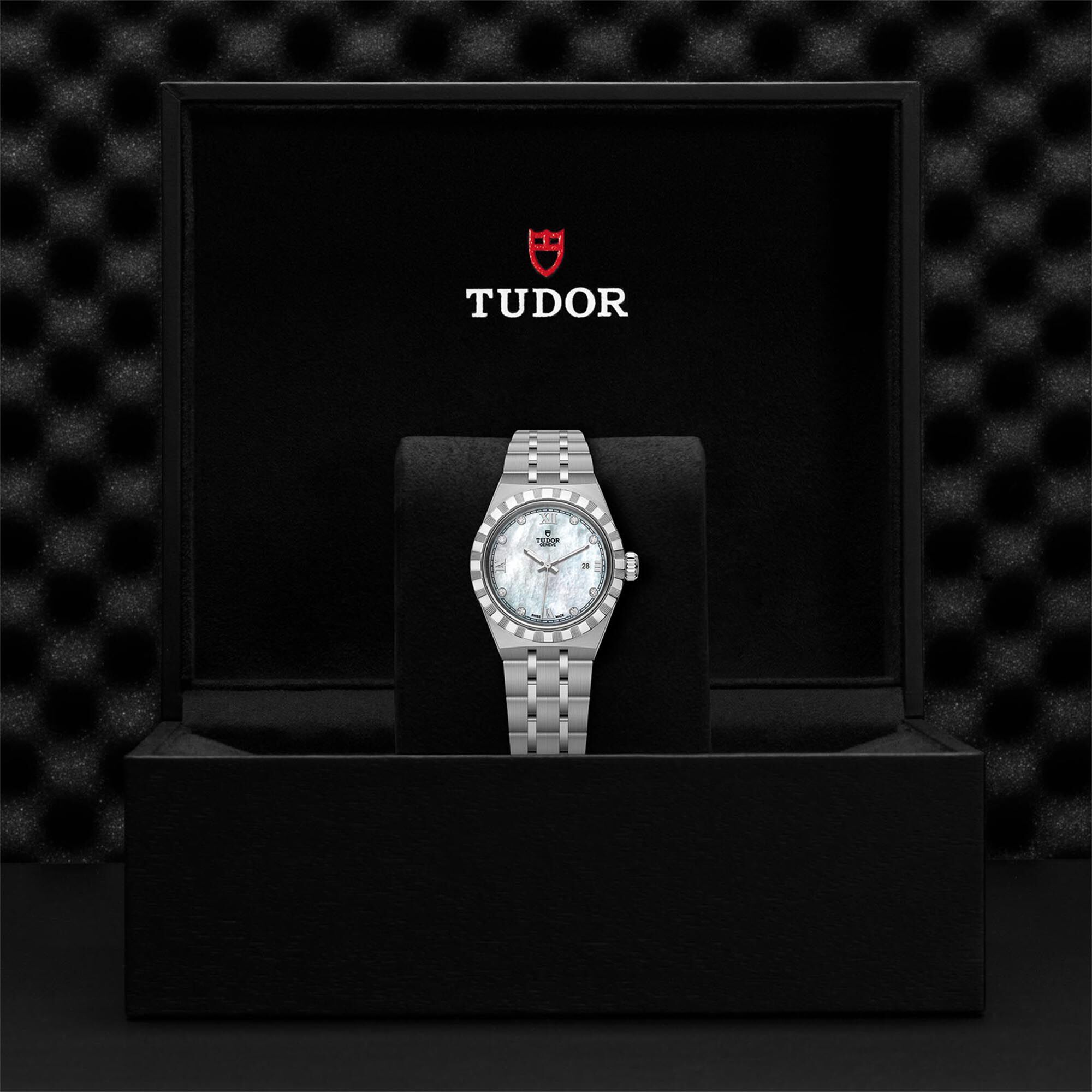 TUDOR Royal Automatic 28 mm Stainless Steel and Diamond