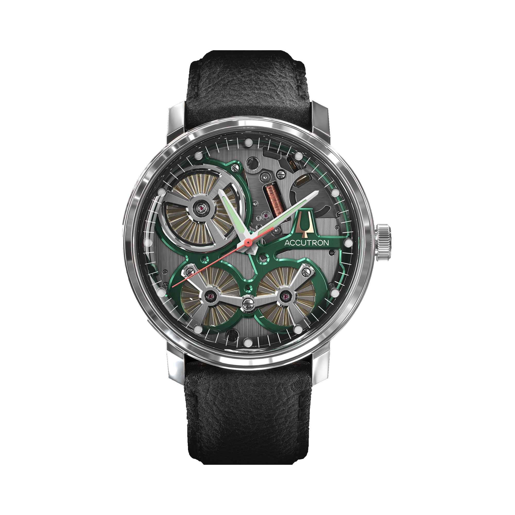 Shop Accutron s Spaceview 2020 Electrostatic 43mm Stainless Steel watch. Model 2ES6A001. Discover Accutron s Spaceview 2020 collection at www.maisonbirks