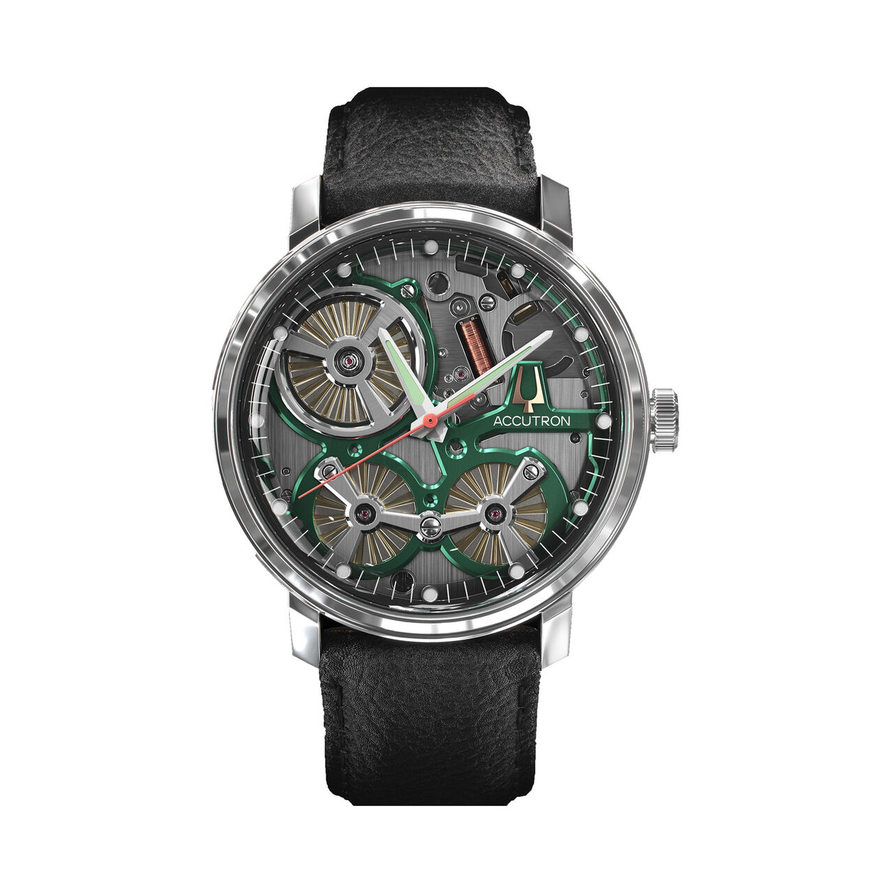 accutron spaceview 2020 electrostatic 43 mm stainless steel 2es6a001 front image number 0