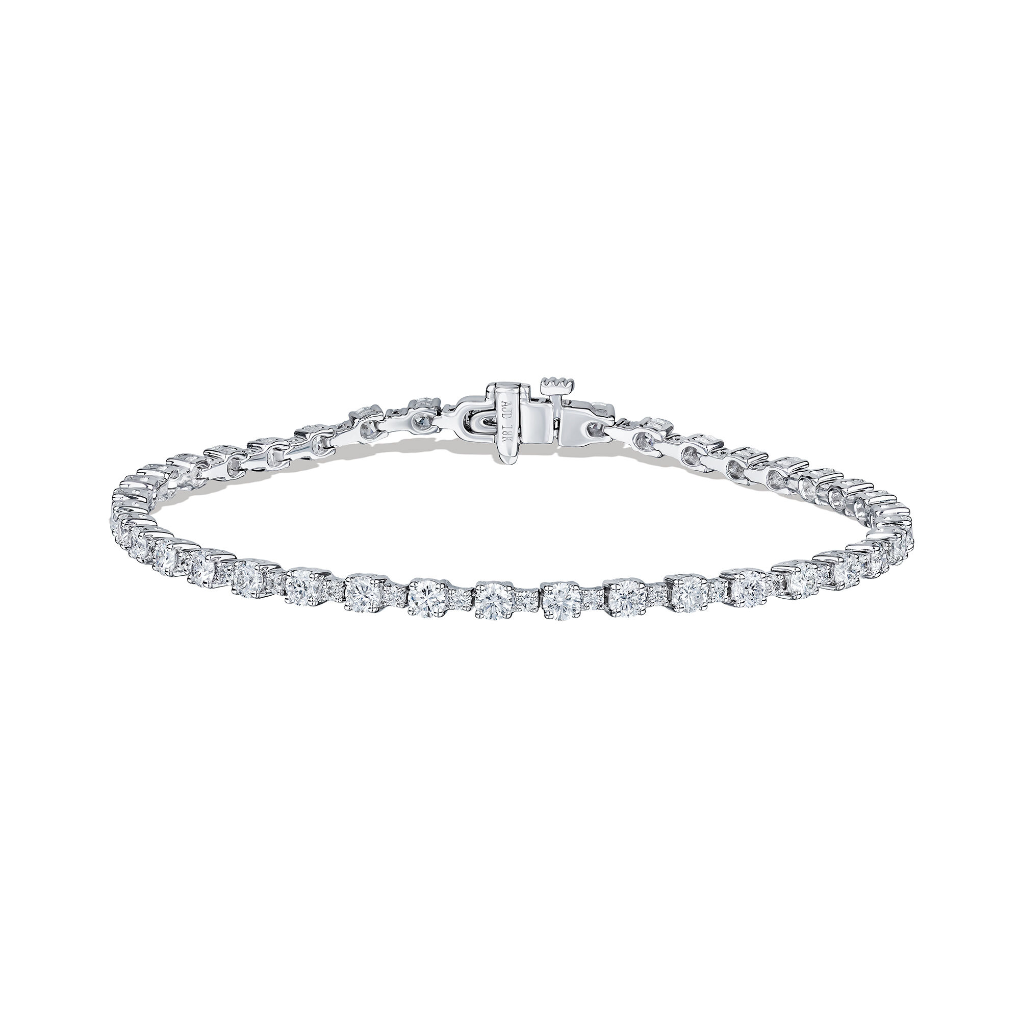 White Gold Tennis Bracelet
