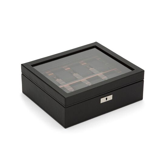 maison birks wolf roadster black 8 piece watch box 477456 image number 1