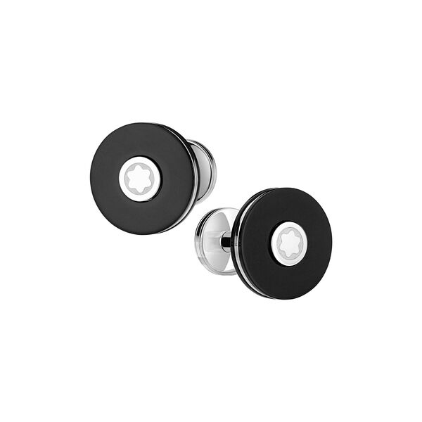 Pix Stainless Steel and Grossular Garnet Cufflinks