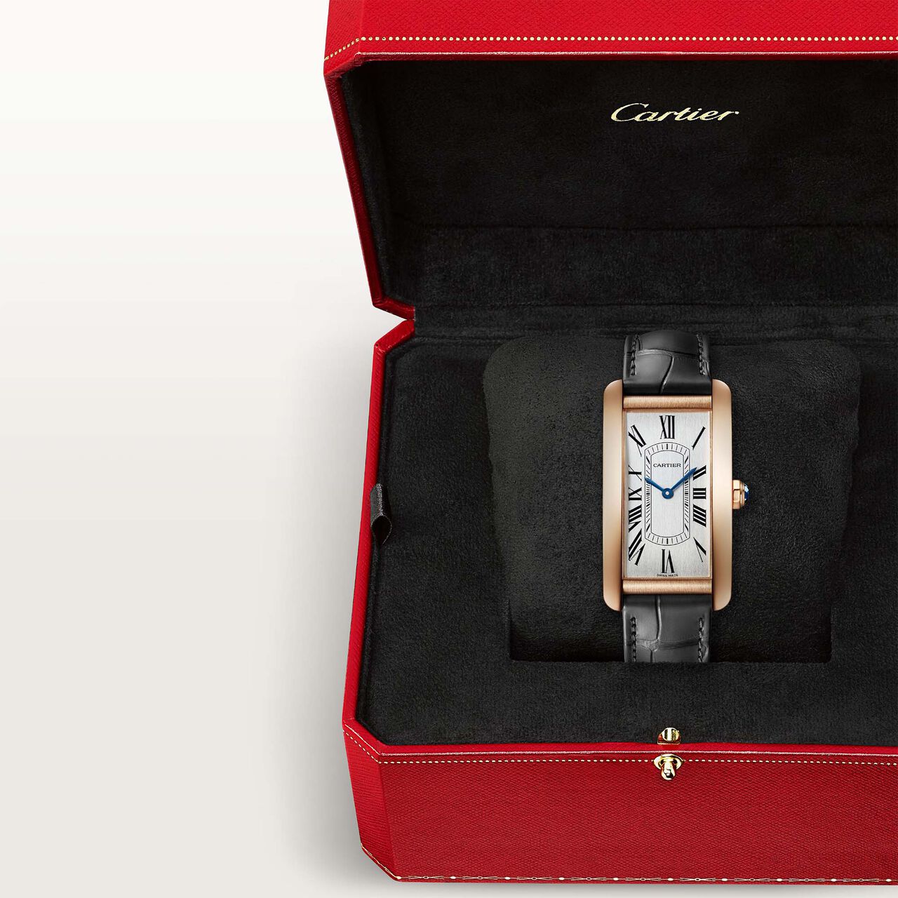 Cartier Tank Am&eacute;ricaine Large Automatic 44 X 24 mm Rose Gold image number 3