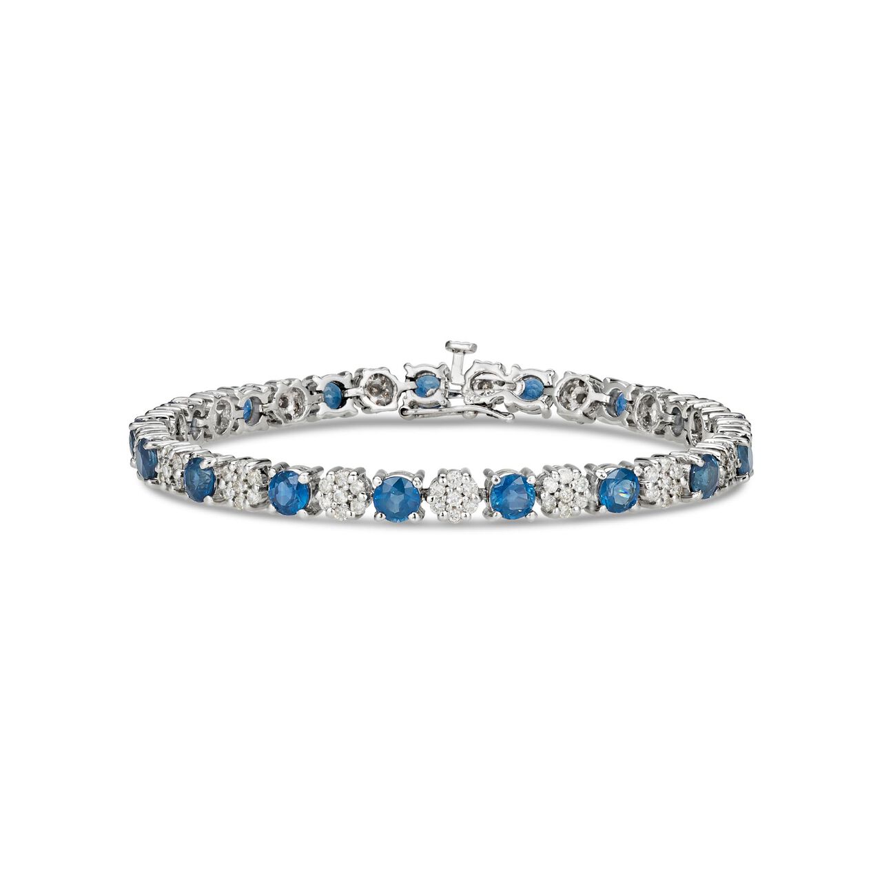 maison birks salon white gold sapphire and diamond bracelet bw7404s18kt front image number 0