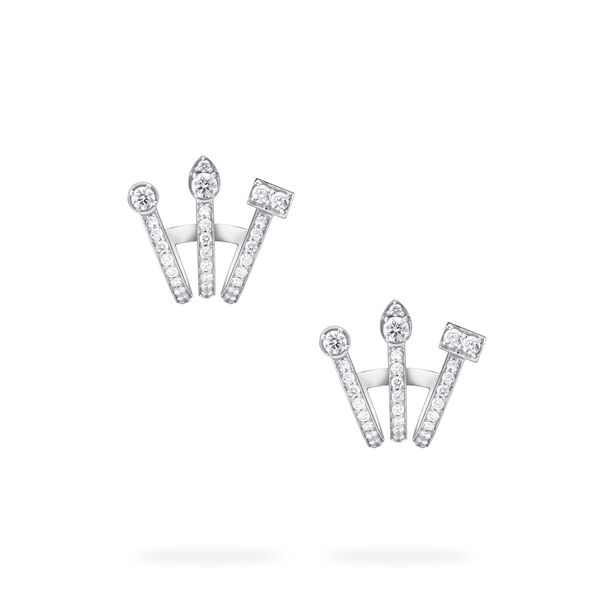Triple anneaux en diamants