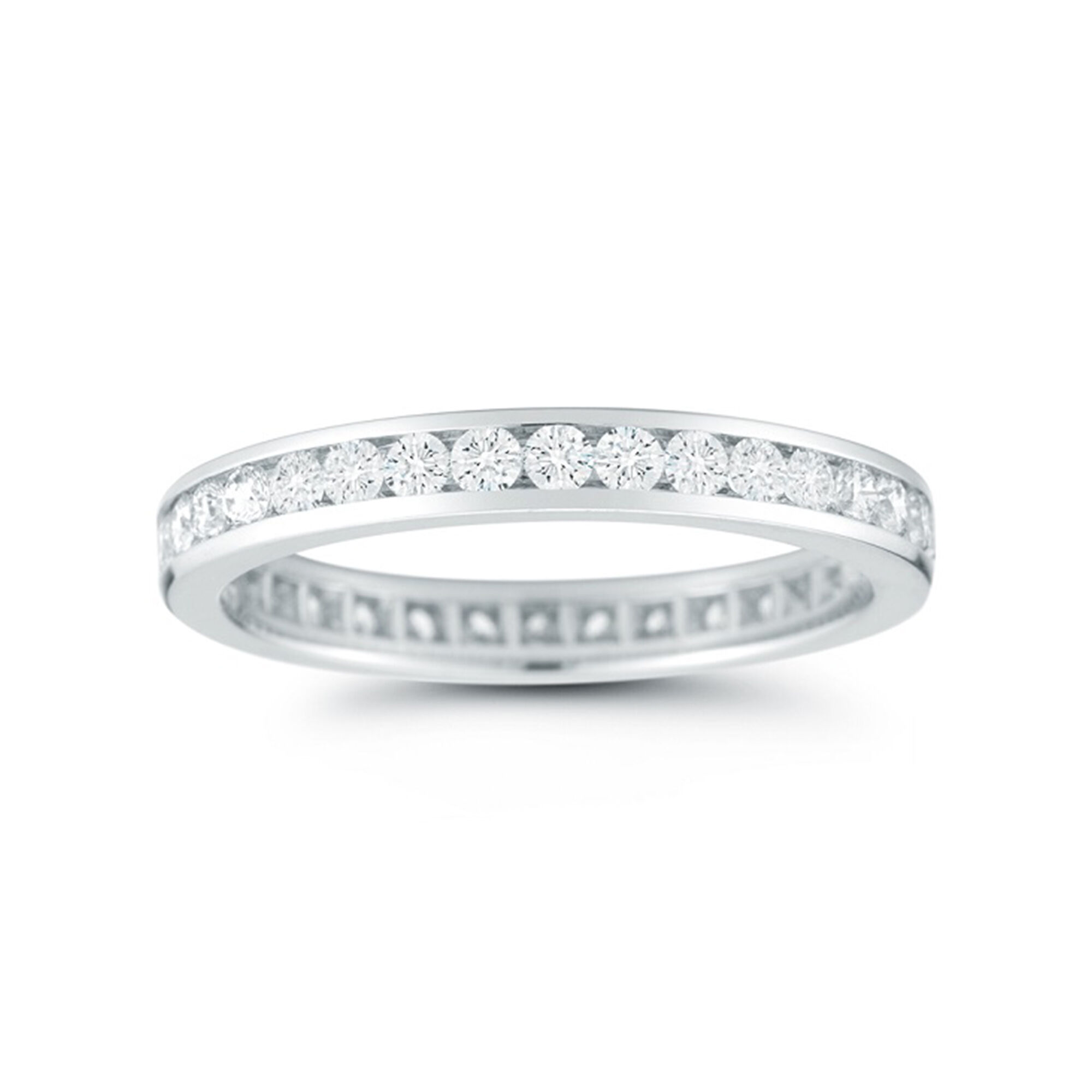 White gold baguette diamond eternity ring outlet