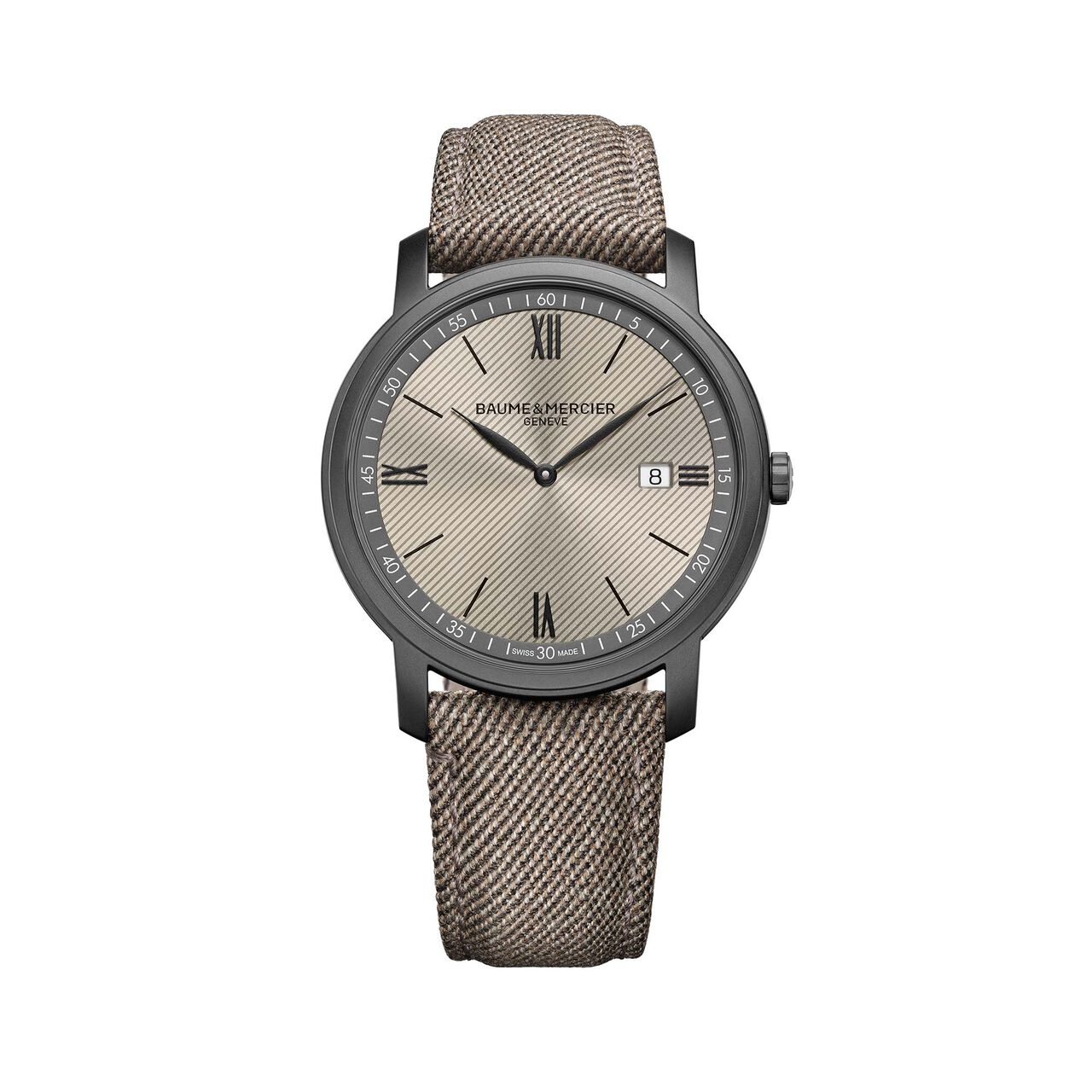 Baume & Mercier Classima Quartz 42 mm ADLC Stainless Steel image number 0