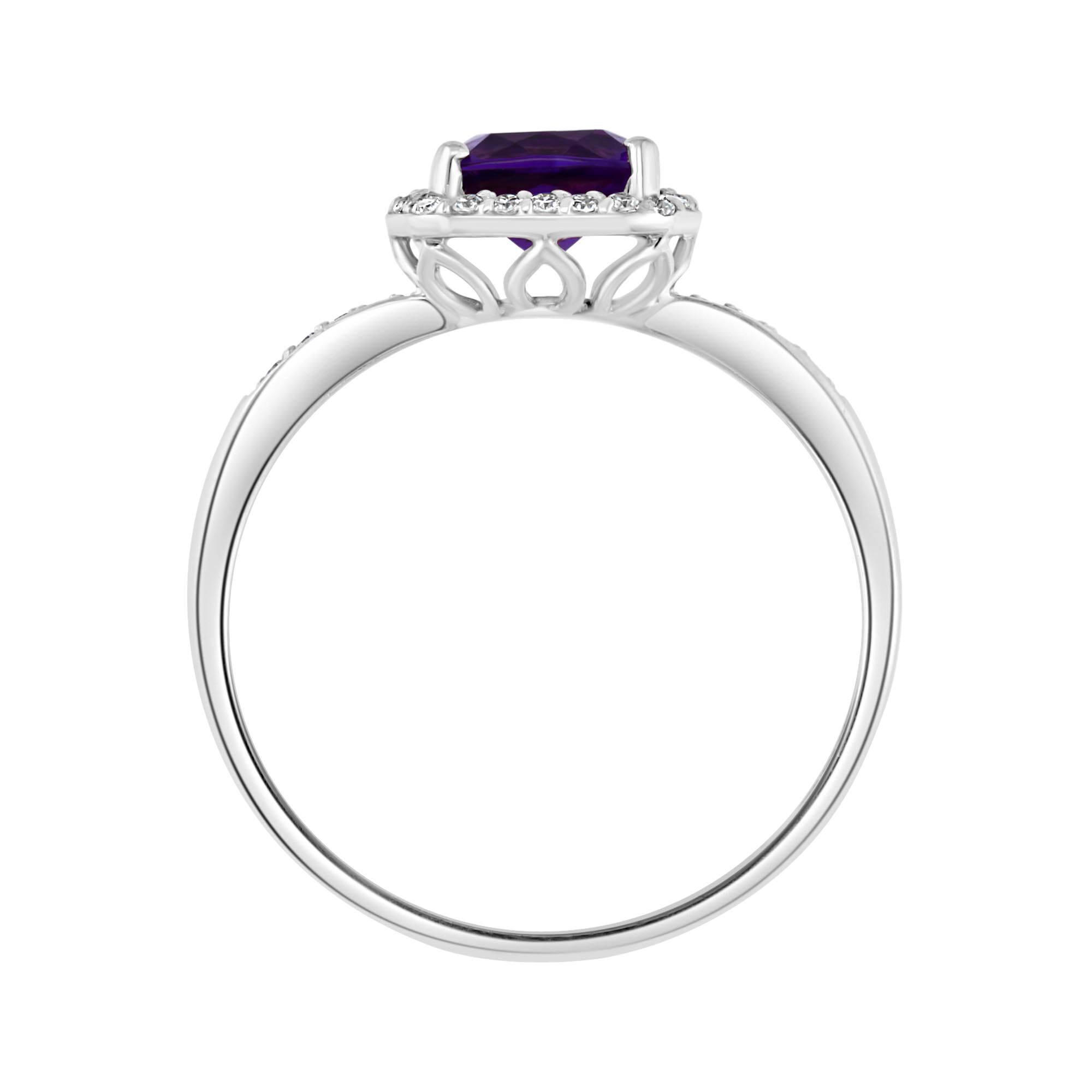 Platinum amethyst engagement ring shop