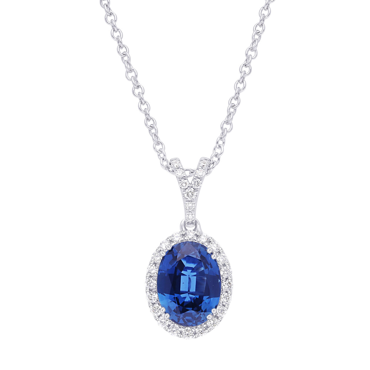 maison birks salon oval blue sapphire diamond halo sg15798p bs 8x6 front image number 0