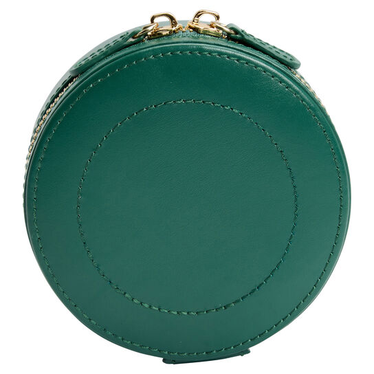 WOLF Sophia Green Round Travel Zip Case Side image number 1