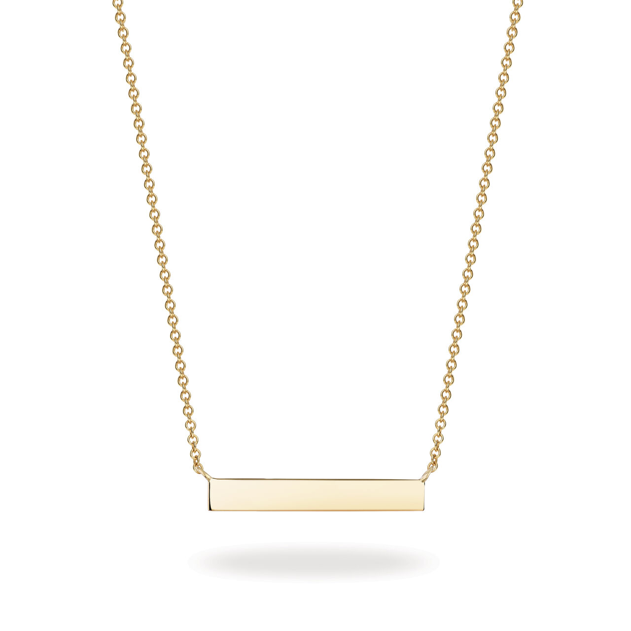 bijoux birks essentials horizontal bar necklace image number 0