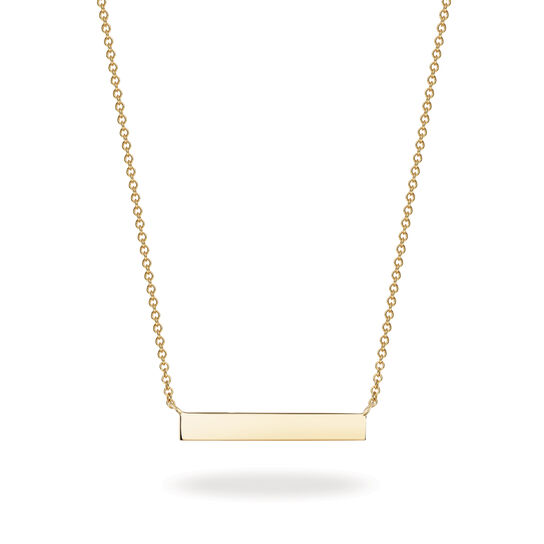 bijoux birks essentials horizontal bar necklace image number 0