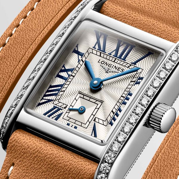 Mini DolceVita Quartz 21 X 29 mm Stainless Steel and Diamond