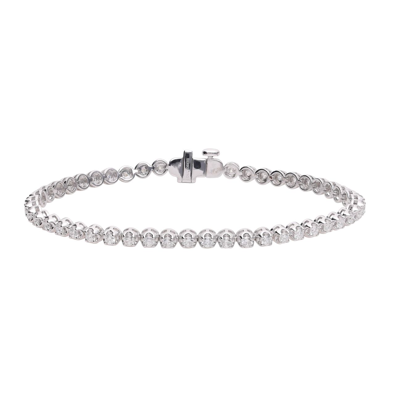 White Gold Diamond Bracelet image number 0