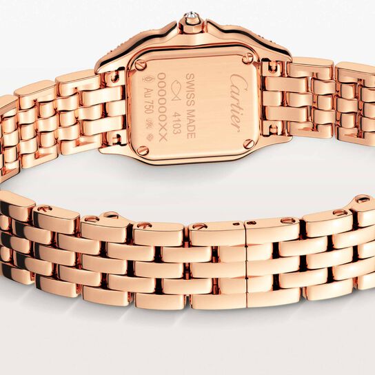 Panthère de Cartier Mini Quartz 25 X 20mm Rose Gold and Diamond image number 5