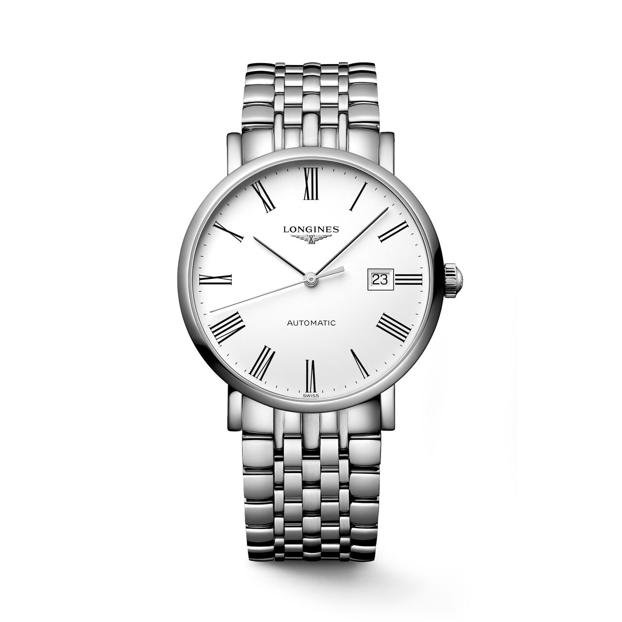 longines elegant collection automatic 39 mm stainless steel l4.910.4.11.6 front image number 0