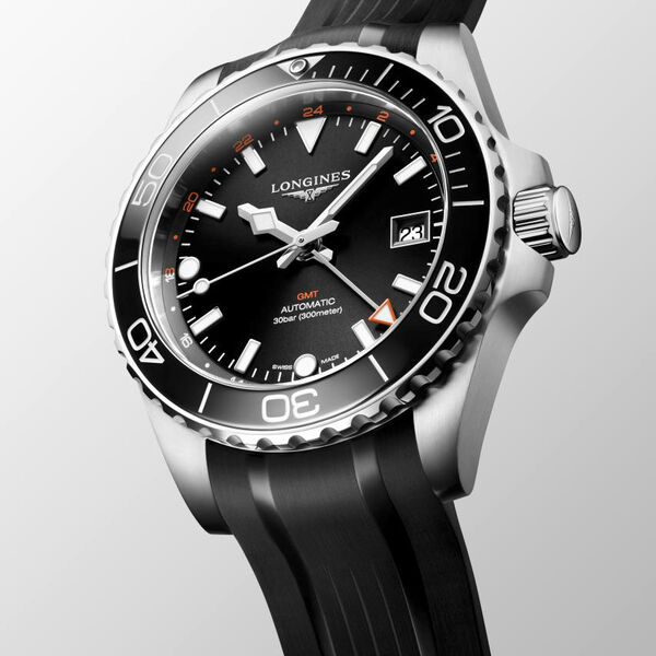 HydroConquest Automatic GMT 41 mm Stainless Steel