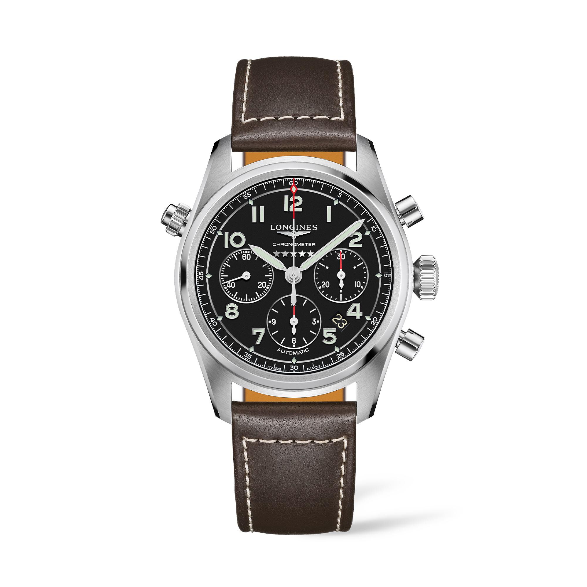 Longines spirit 42mm deals automatic chronometer chronograph