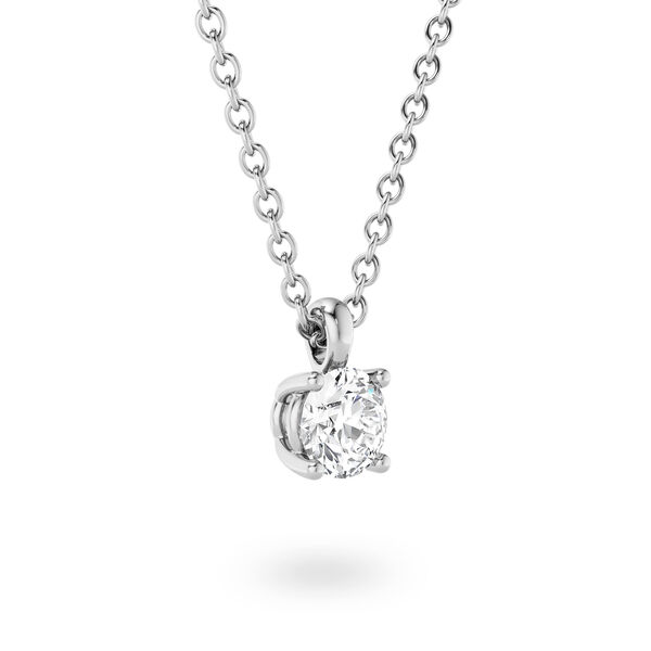 Round Solitaire Diamond Pendant