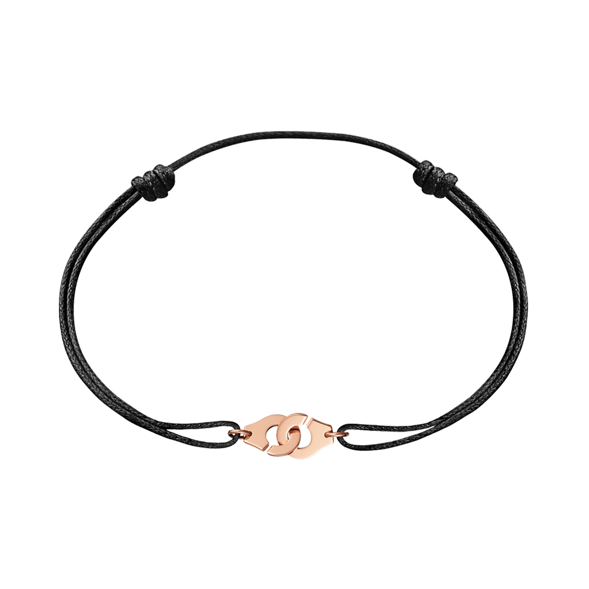 Menottes R8 Rose Gold Cord Bracelet