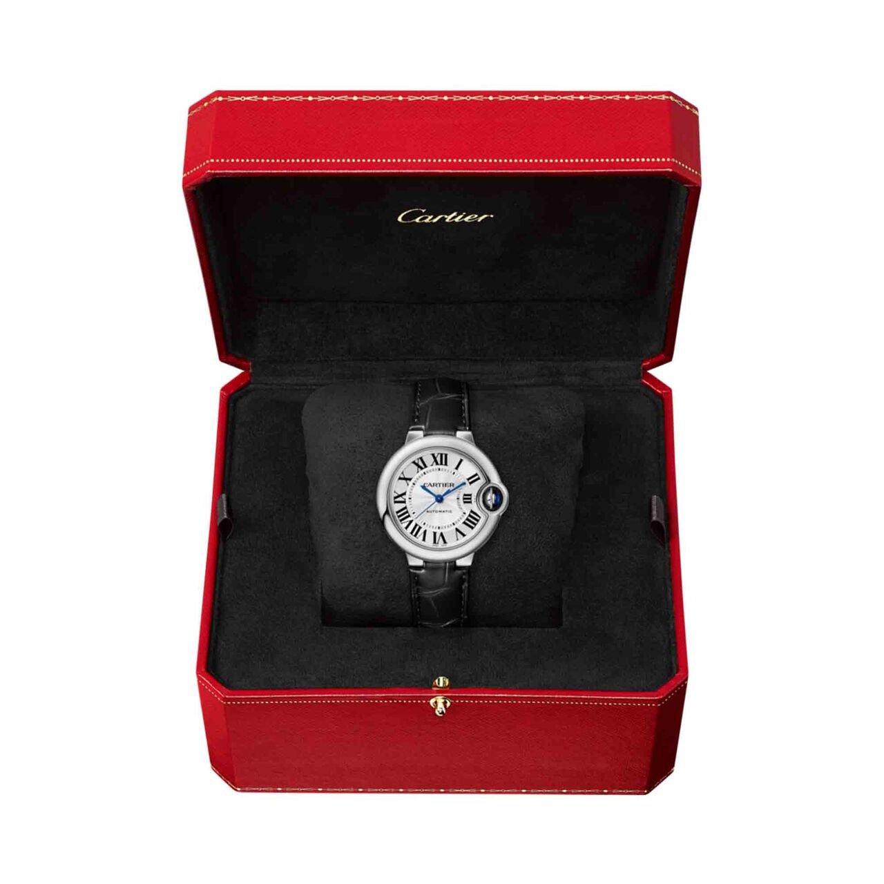 ballon bleu cartier automatic 36 yellow gold steel w2bb0030 box image number 2