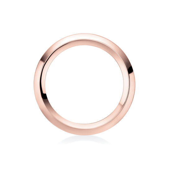 Alliance en or rose, 3 mm image number 1