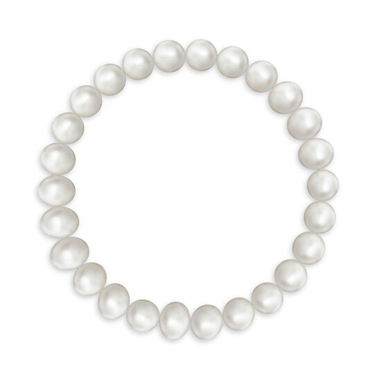 bijoux birks essentials 7 8mm extensible pearl bracelet image number 0