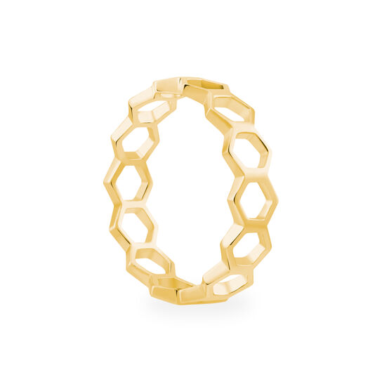 Birks Iconic Stackable Yellow Gold Bee Chic Ring image number 2