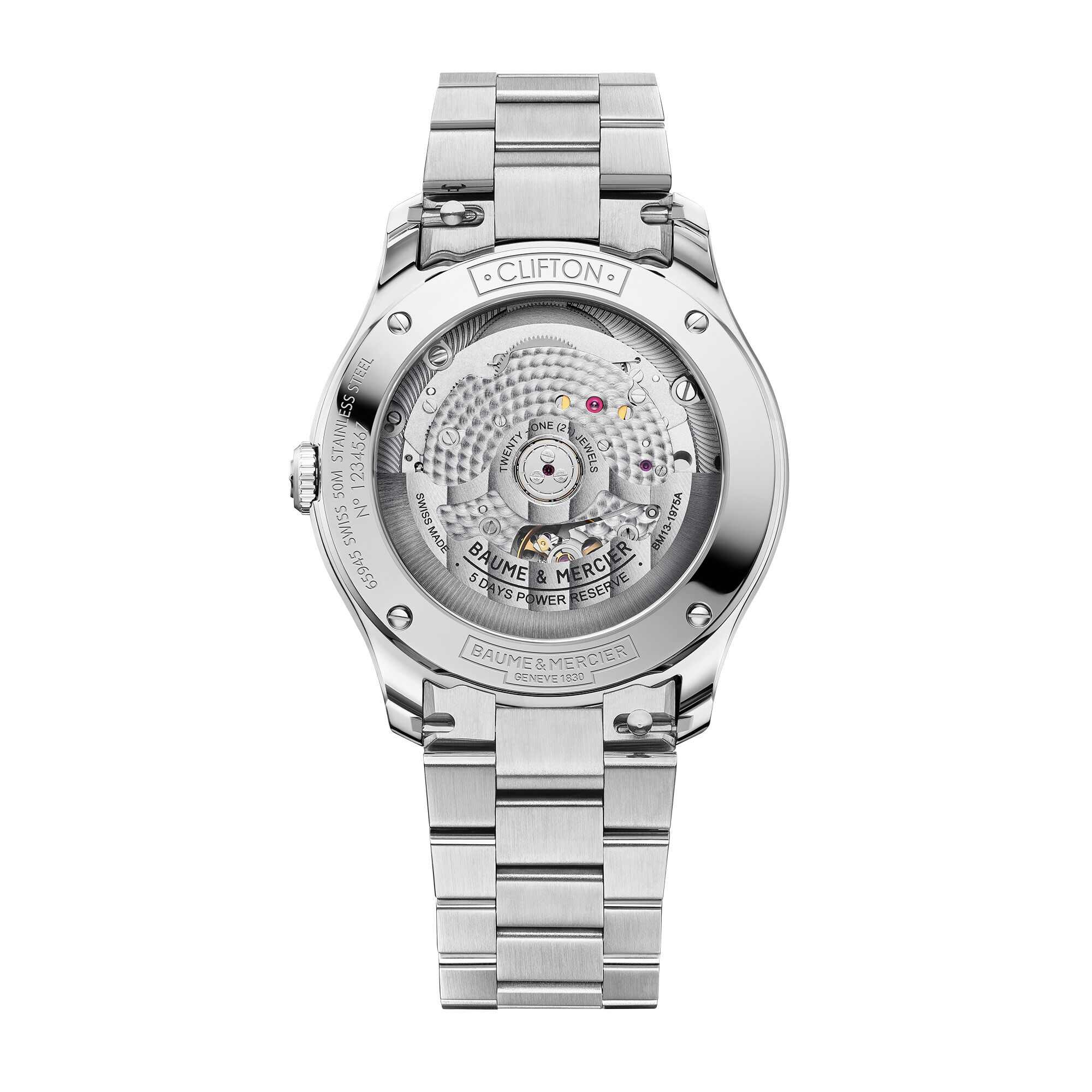 Clifton Baumatic Automatic 39 mm Stainless Steel