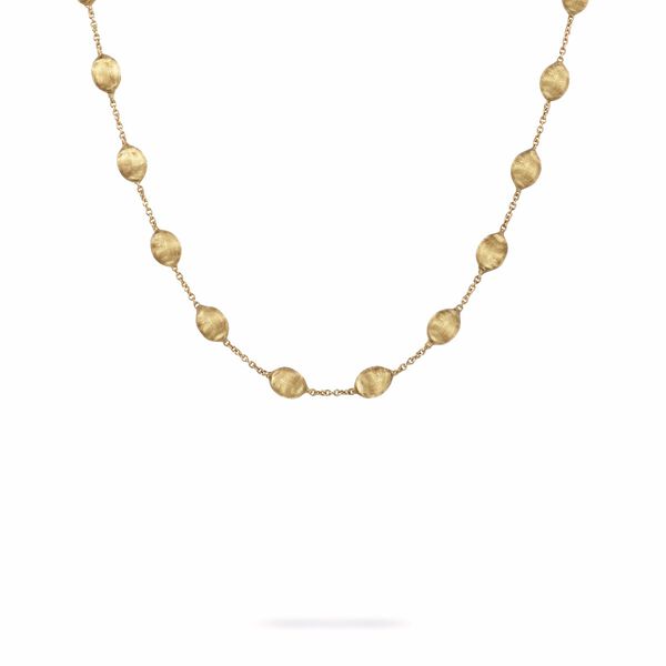 Siviglia collier court à perles en or jaune