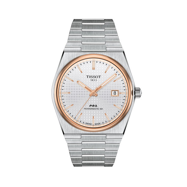 PRX 40 mm automatique en acier inoxydable et PVD or rose