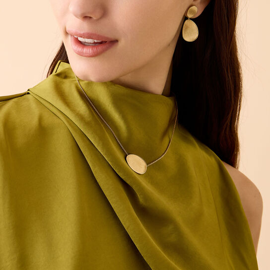 Marco Bicego Lunaria Small Yellow Gold Pendant CB2966 Y 02 image number 1