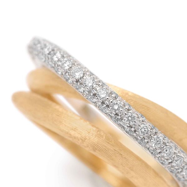 Bague Jaipur en or jaune avec diamants