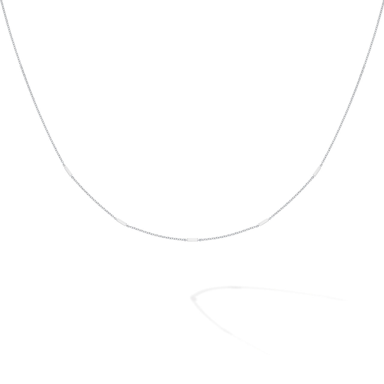 Birks Iconic Silver Rosée du Matin Necklace image number 0