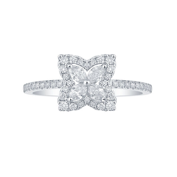 Bague Diamants en Or Blanc