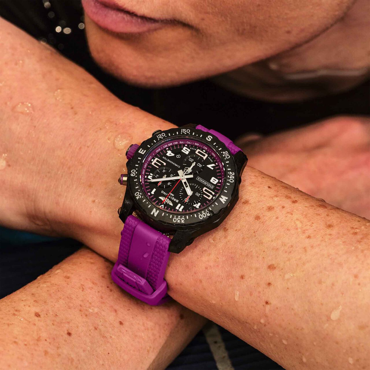 Breitling Endurance Pro SuperQuartz™ Chronograph 38 mm Breitlight® on Model image number 1
