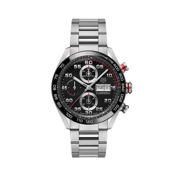 Carrera Automatic Chronograph 44 mm Stainless Steel