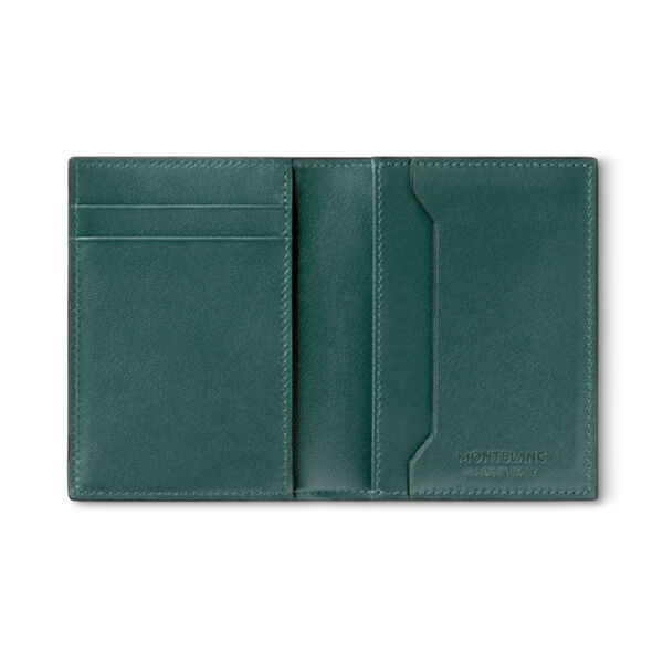 Porte-cartes Sartorial 4 cartes vert