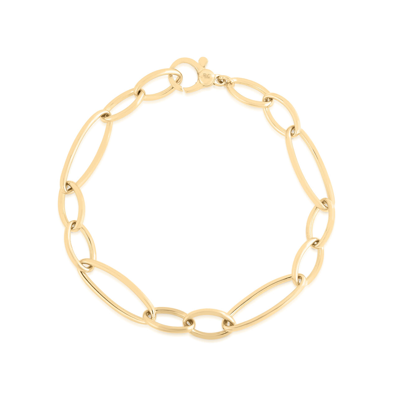 Classic Gold  Yellow Gold Chain Bracelet image number 0