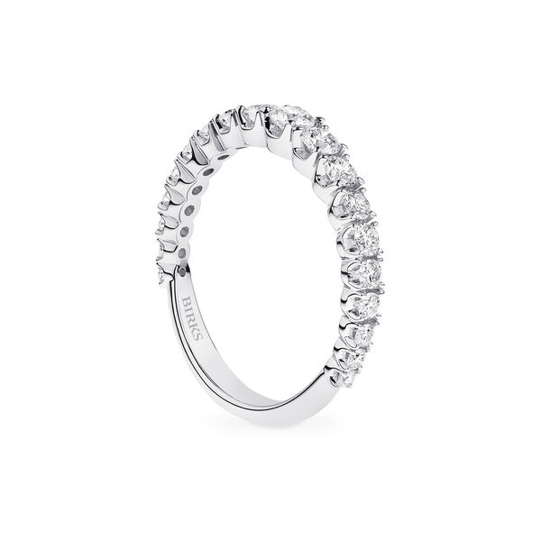 Diamond Band Ring in 18K White Gold