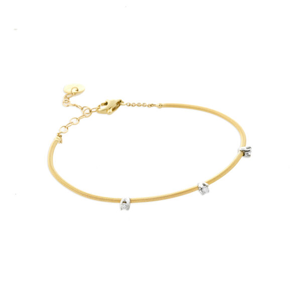 Bracelet Bi49 en or jaune et diamants