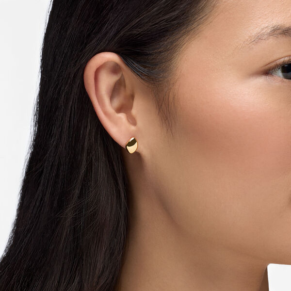 Yellow Gold Stud Earrings