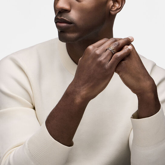 Birks Iconic Silver Stackable Bee Chic Ring image number 2