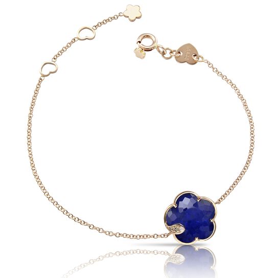 Pasquale Bruni Petit Joli Rose Gold, Lapis-Lazuli and Diamond Bracelet 16323R Front image number 0