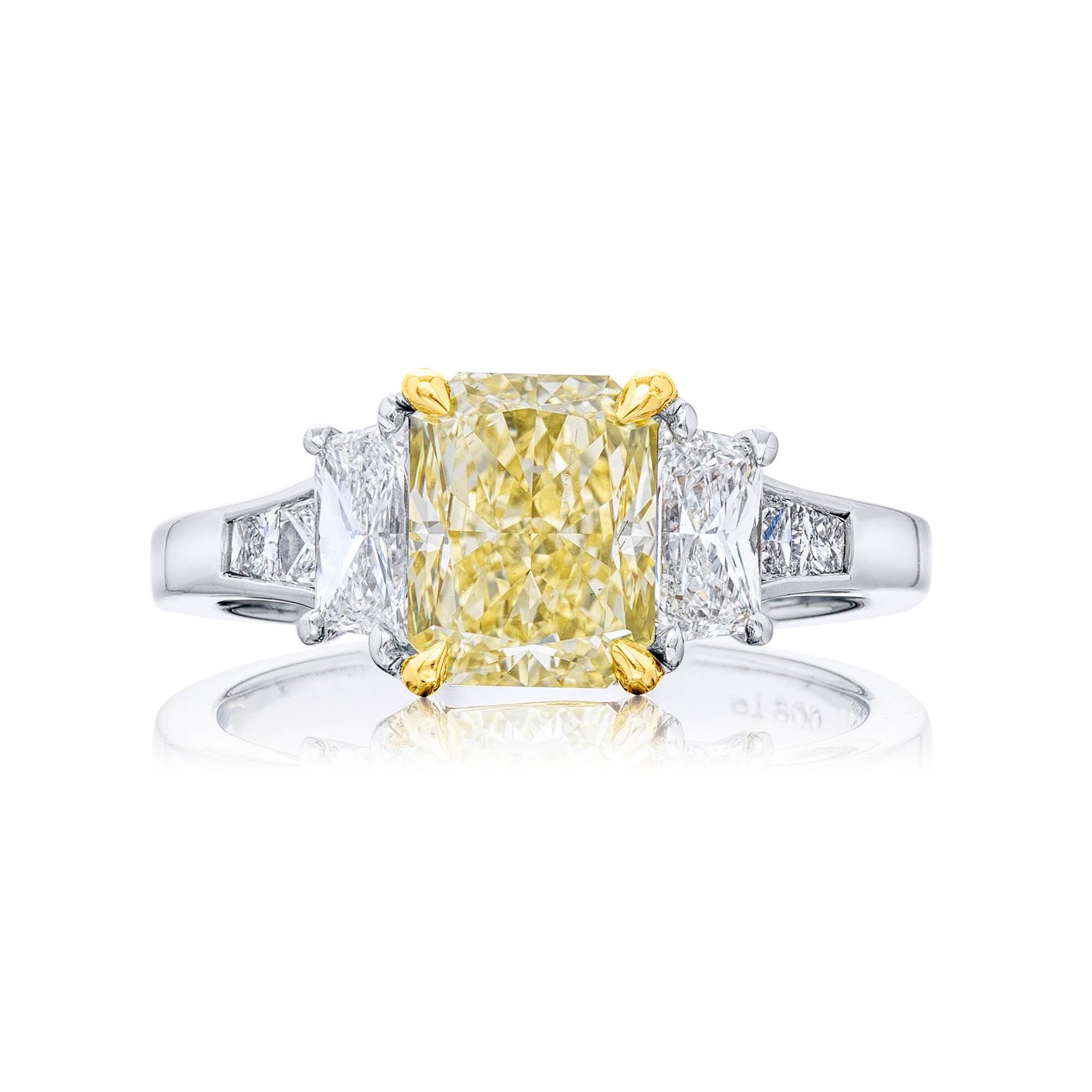 Cartier canary yellow diamond ring deals