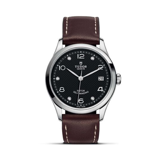 Tudor 1926 Boîtier en acier 36 mm^ cadran serti de diamants image number 0