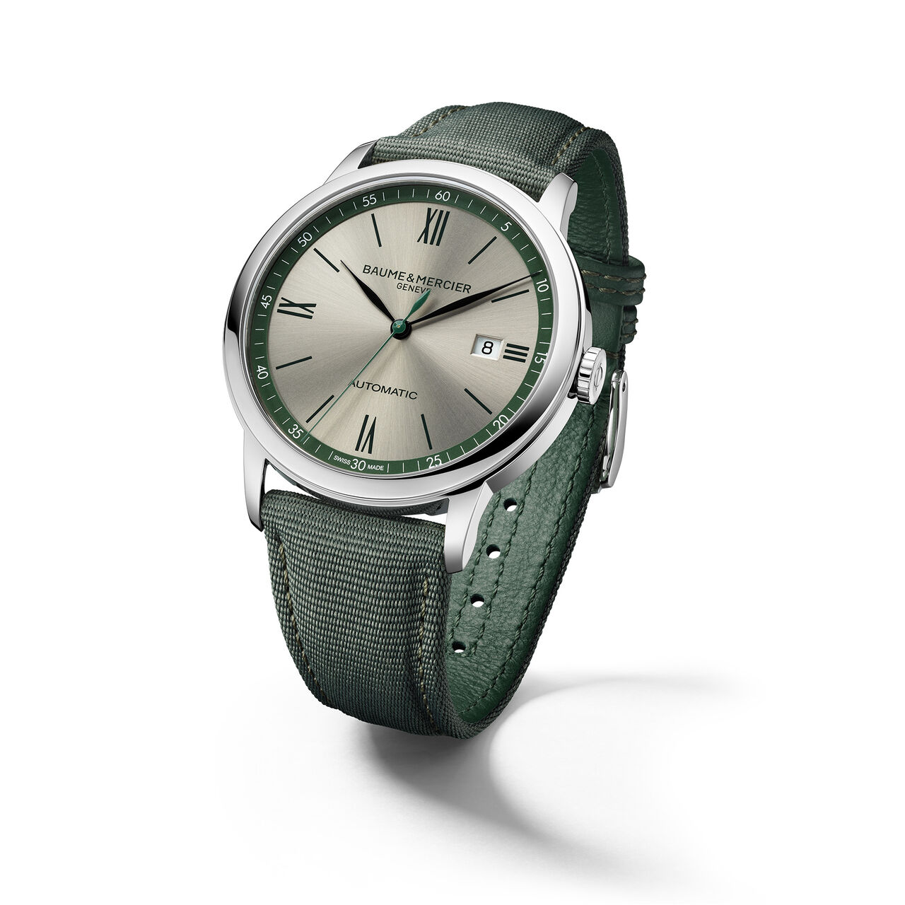 Baume & Mercier M0A10696 Classima Automatic 42 mm Stainless Steel Side image number 3